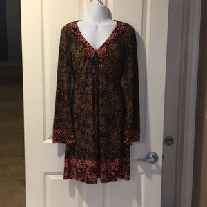 Hale Bob Animal Print Dress